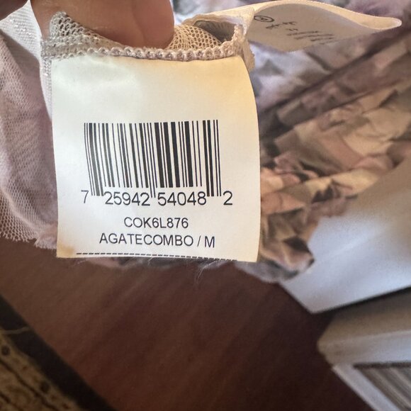 BCBG Ruffled Print Silk Gown - strapless formal gown - Picture 12 of 13